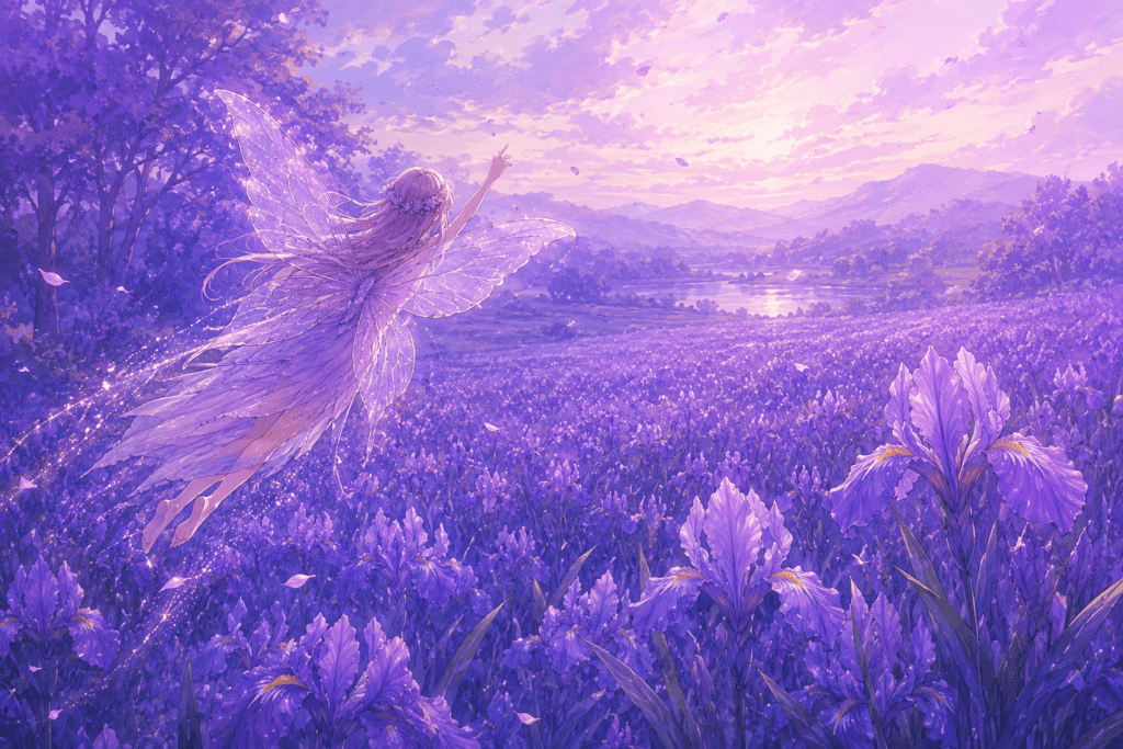 菖蒲色のイメージ画像