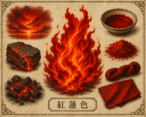紅蓮色の由来