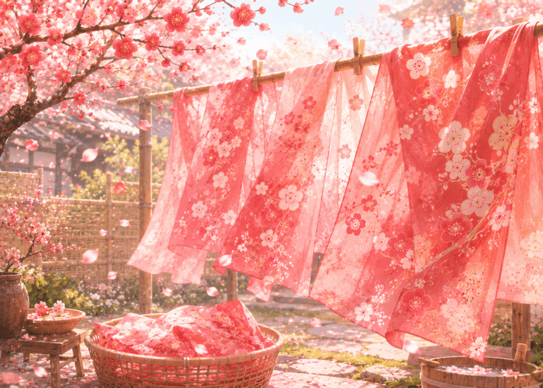 紅梅色のイメージ画像