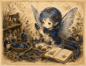 瑠璃色の印象画像
