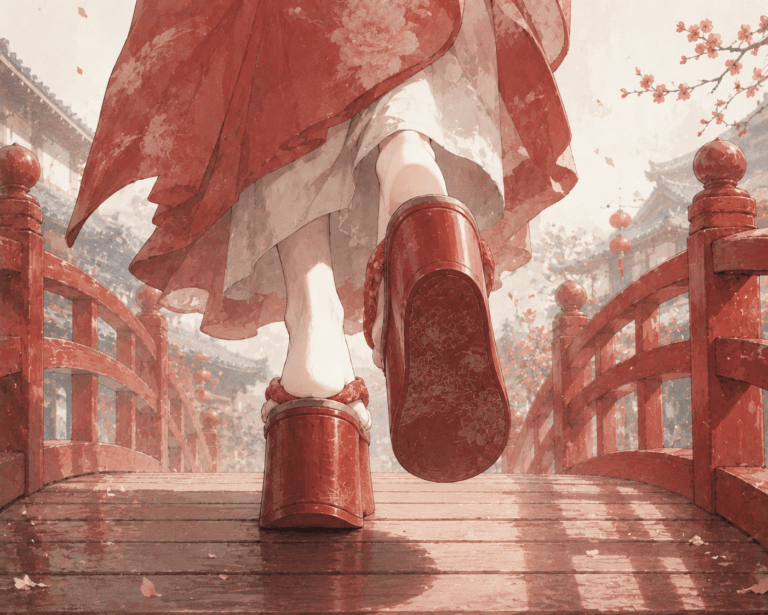韓紅色のイメージ画像